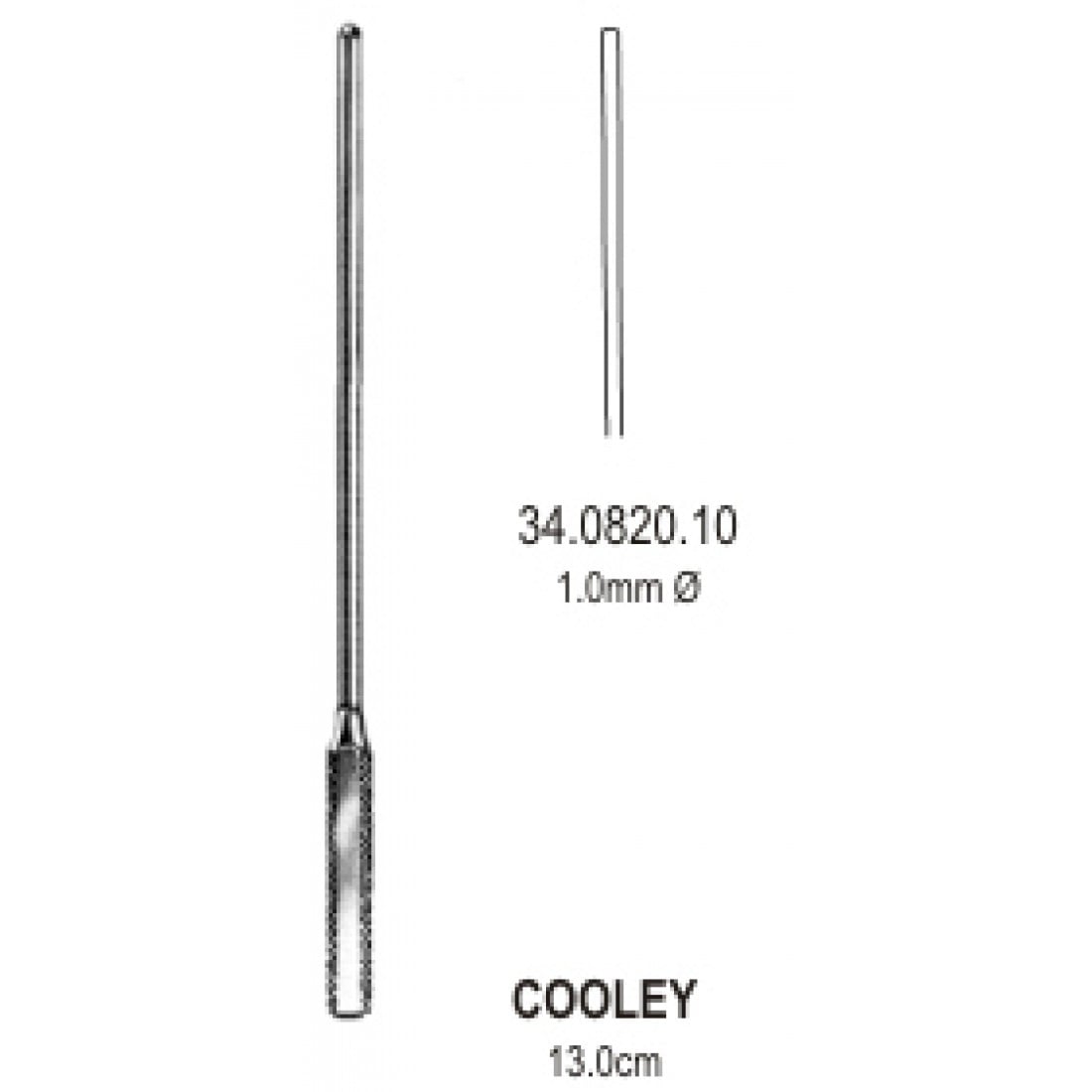 34.0820.10 Cooley Vasküler Dilatör 1.0mm, 13cm
