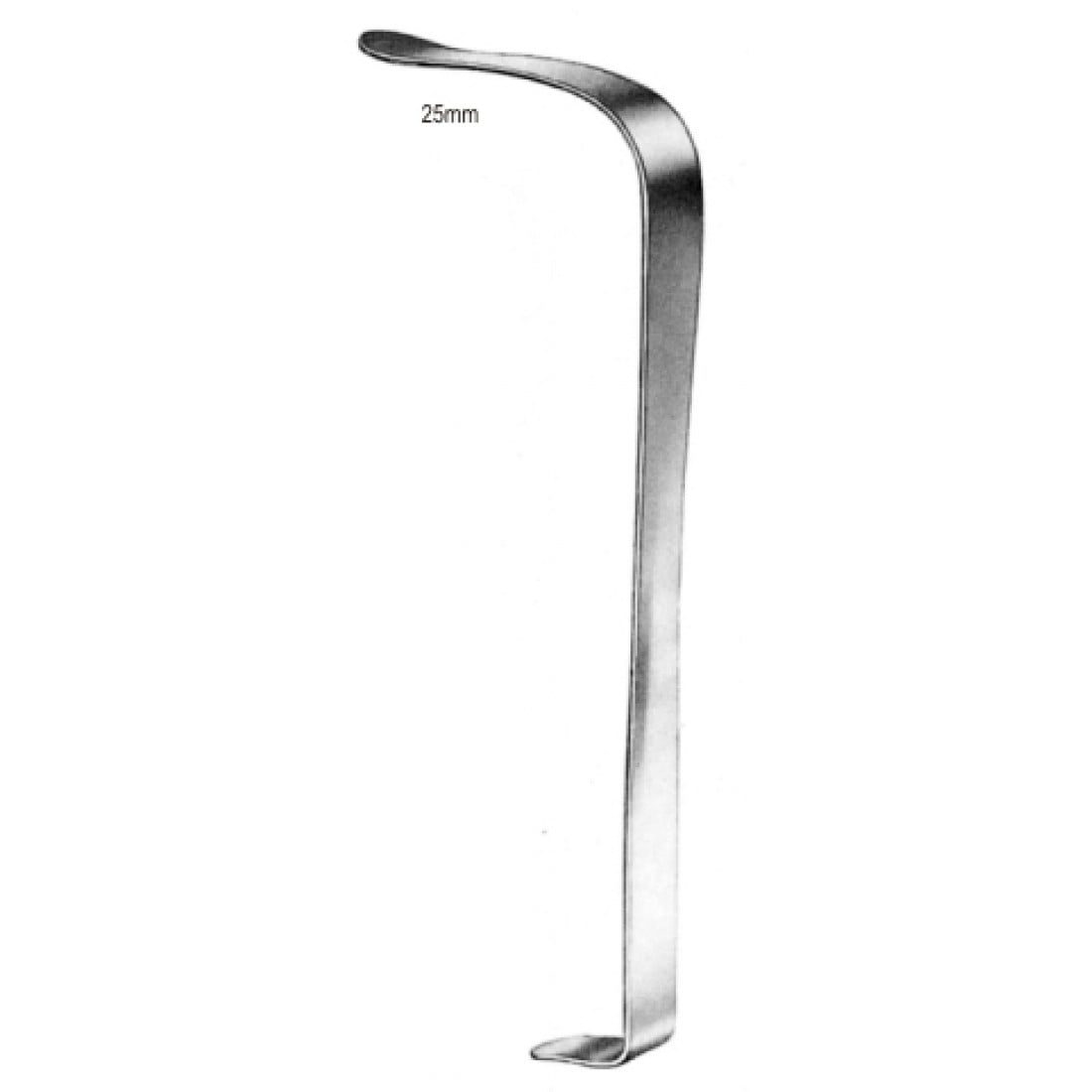 18.0600.03 Deaver Retractor 25x230mm