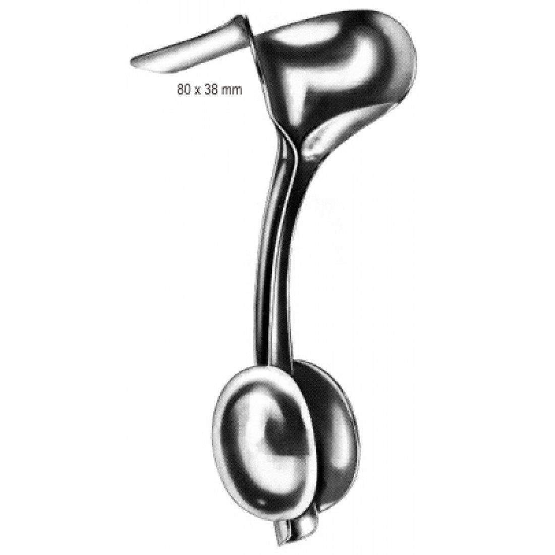 60.0260.02 Auvard Vajinal Spekulum 80x38mm 