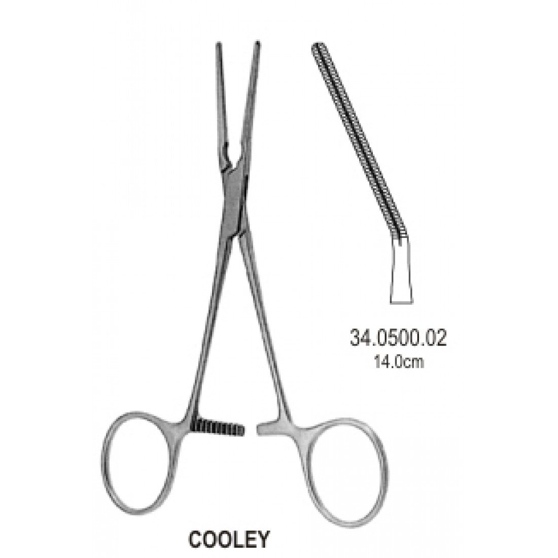 34.0500.02 Cooley Yenidoğan & Çocuk Klempi  14cm
