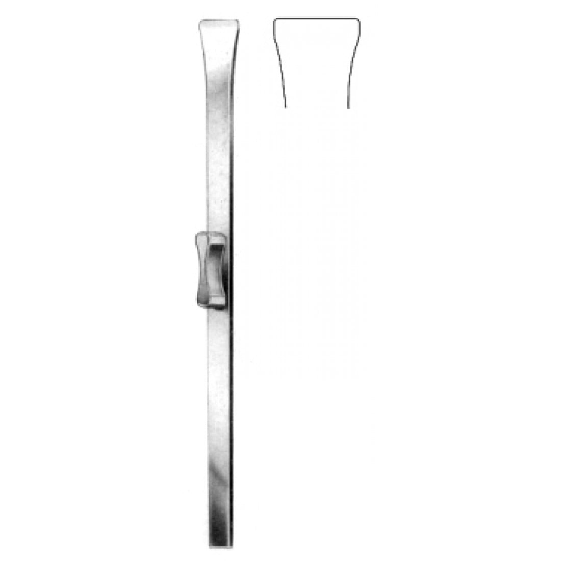 46.0644.14 Rubin Osteotom (stabilizatörlü) 14mm 18cm