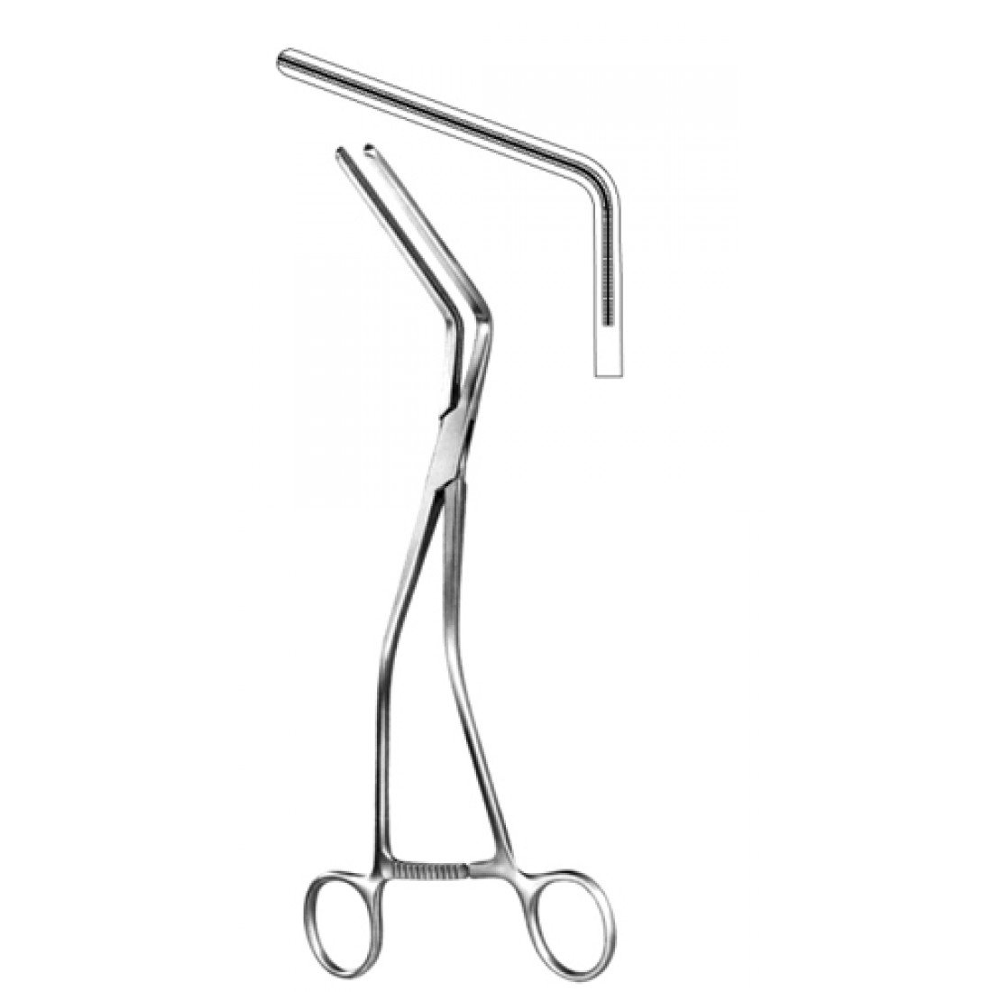 52.0350.26 Hayes Colon Rezeksiyon Klempi Atravmatik 70ø, 26cm