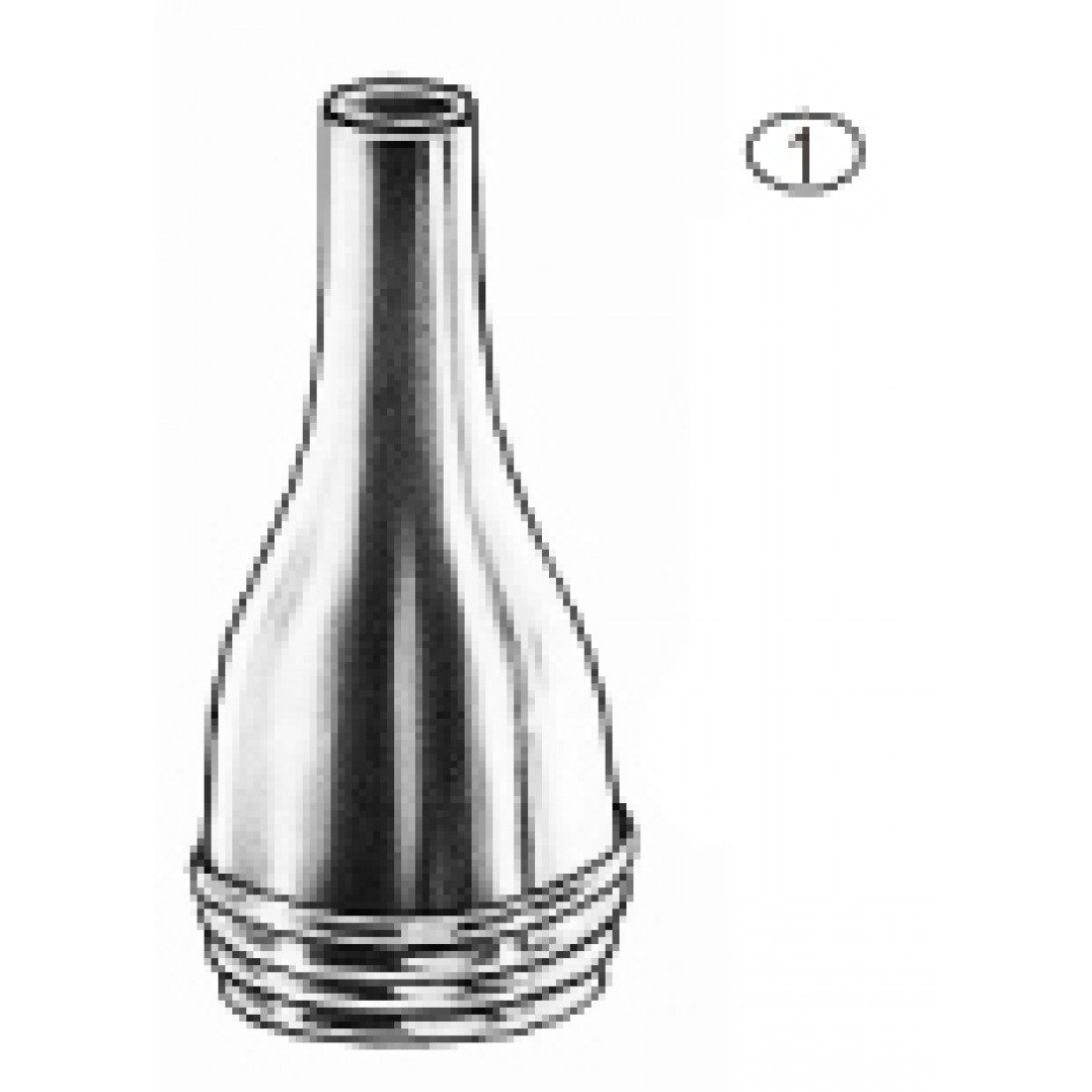 44.0024.01 Gruber Kulak Spekulumu Oval 4.5mm