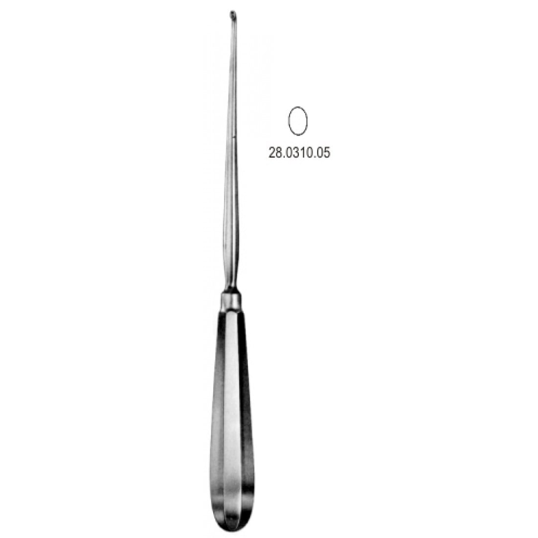 28.0310.05 Simon Kemik Küreti 24cm, Fig.5