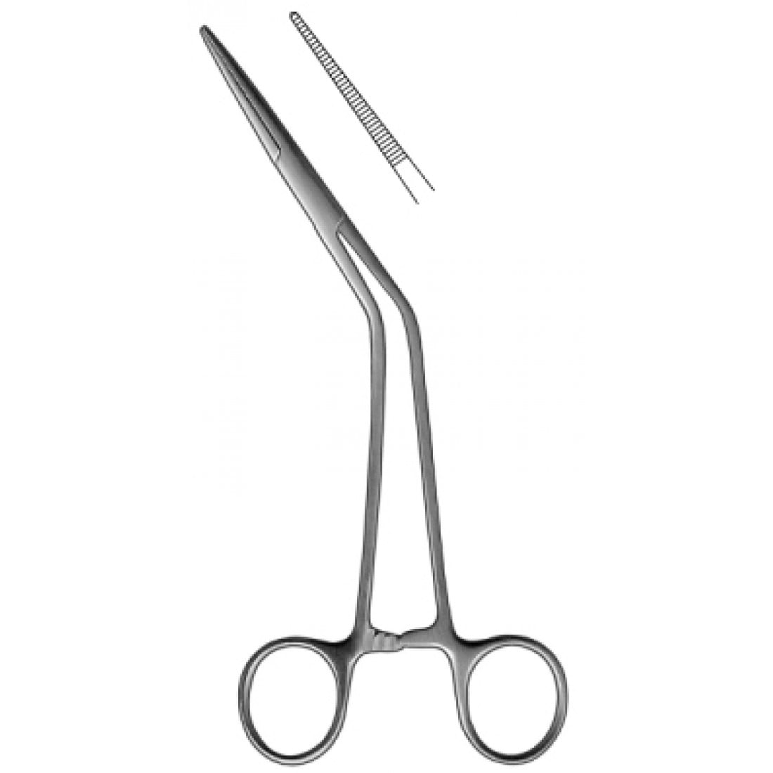 50.0256.18 Mollison Tonsil Arter Forseps Dikey 18cm