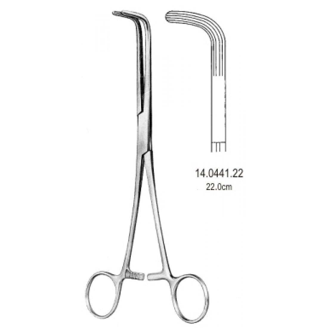 14.0441.22 Mixter Hemostatik Forseps 22cm