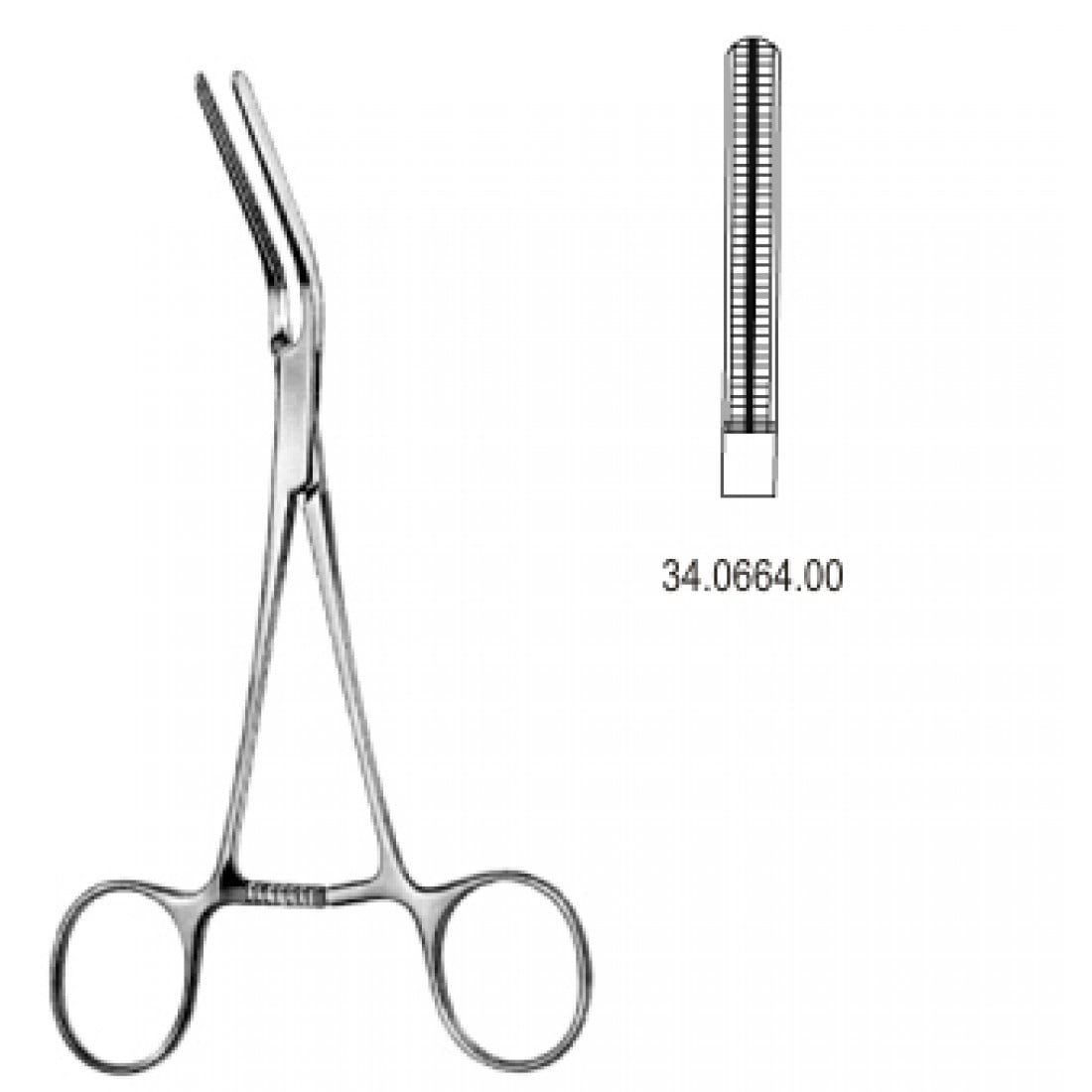 34.0664.00 Dardik Atravmatik Çok Amaçlı Klemp str 15cm