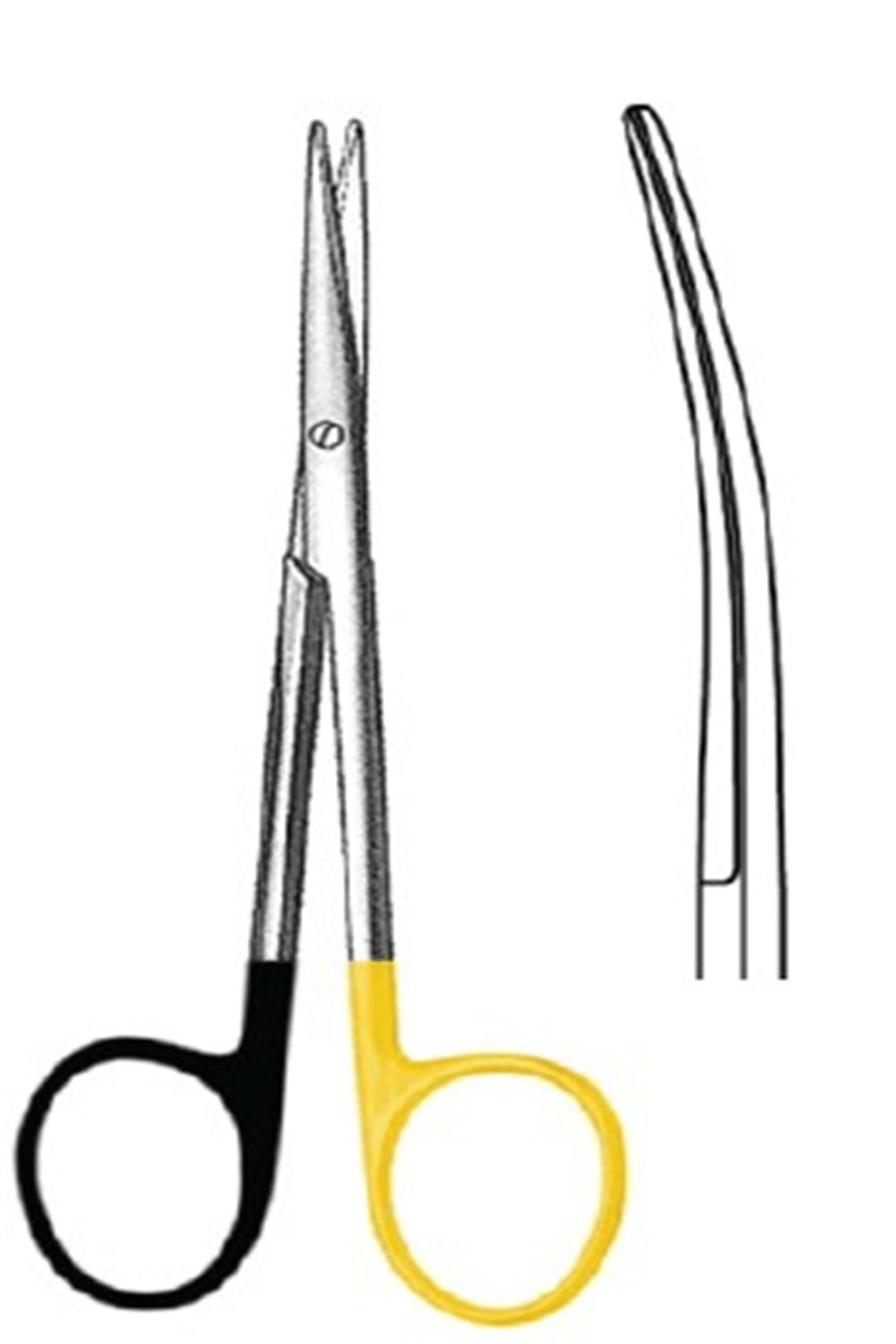 09.5161.11 Şaşılık Makası Eğri 11cm S/CUT, TC