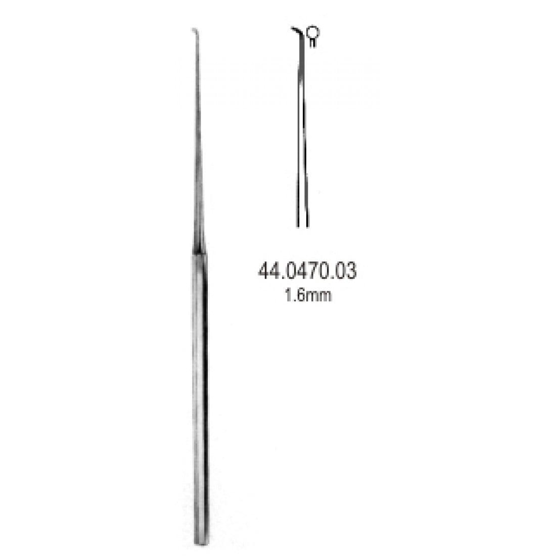 44.0470.03 Rosen Mikro Yuvarlak Bıçak 1.6mm, 15cm
