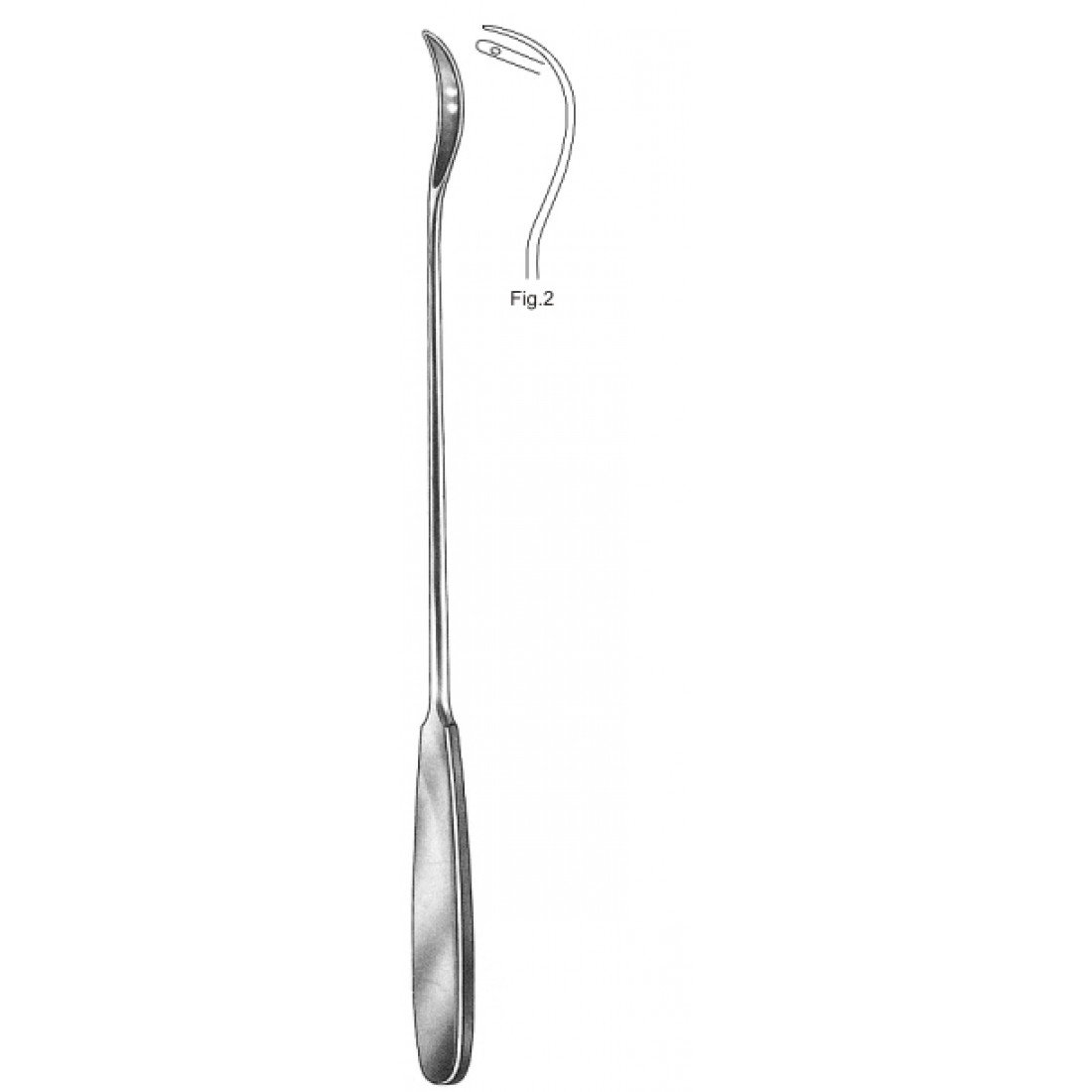 22.0436.02 Brunner Ligatür İğnesi 30cm