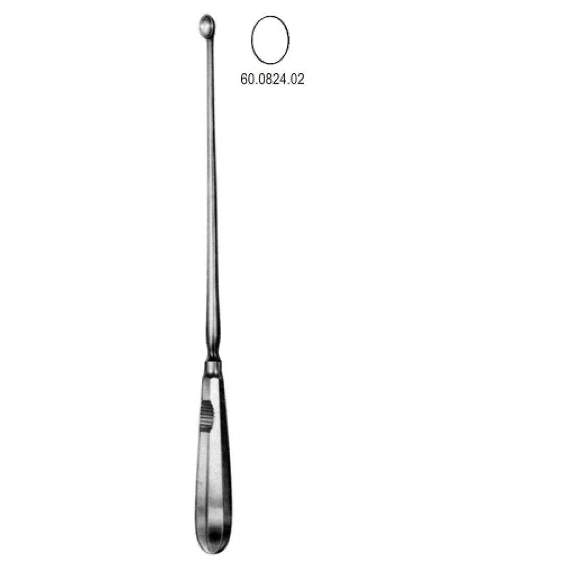 60.0824.02 Schroeder Rahim Kepçesi Keskin 8.5mm, 30cm