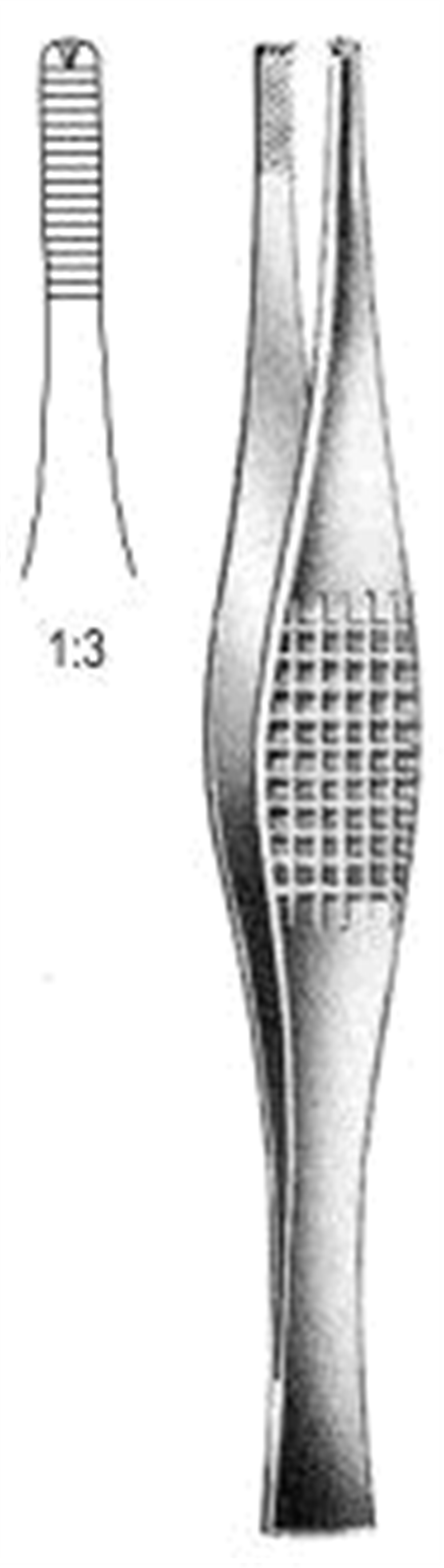 12.0172.18 Ferris Smith Doku Forsepsi 1x2T 18cm