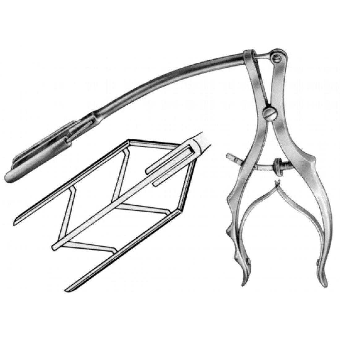 34.0754.40 Cooley Mitral Kapak Genişletici Forseps 9-40mm
