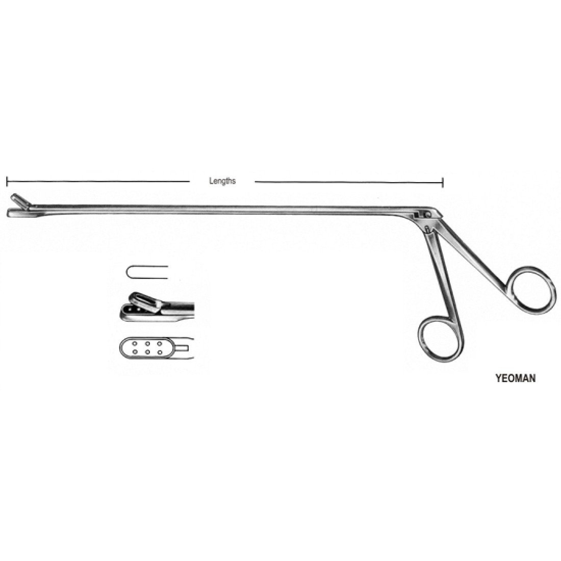 54.0412.35 Yeoman Rektal Biyopsi Örneği Alma Forsepsi Fig.2 35cm
