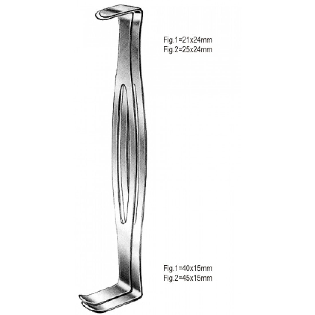 18.0018.02 US Army Parker Langenbeck Ekartör Çift Taraflı 21cm Fig.2