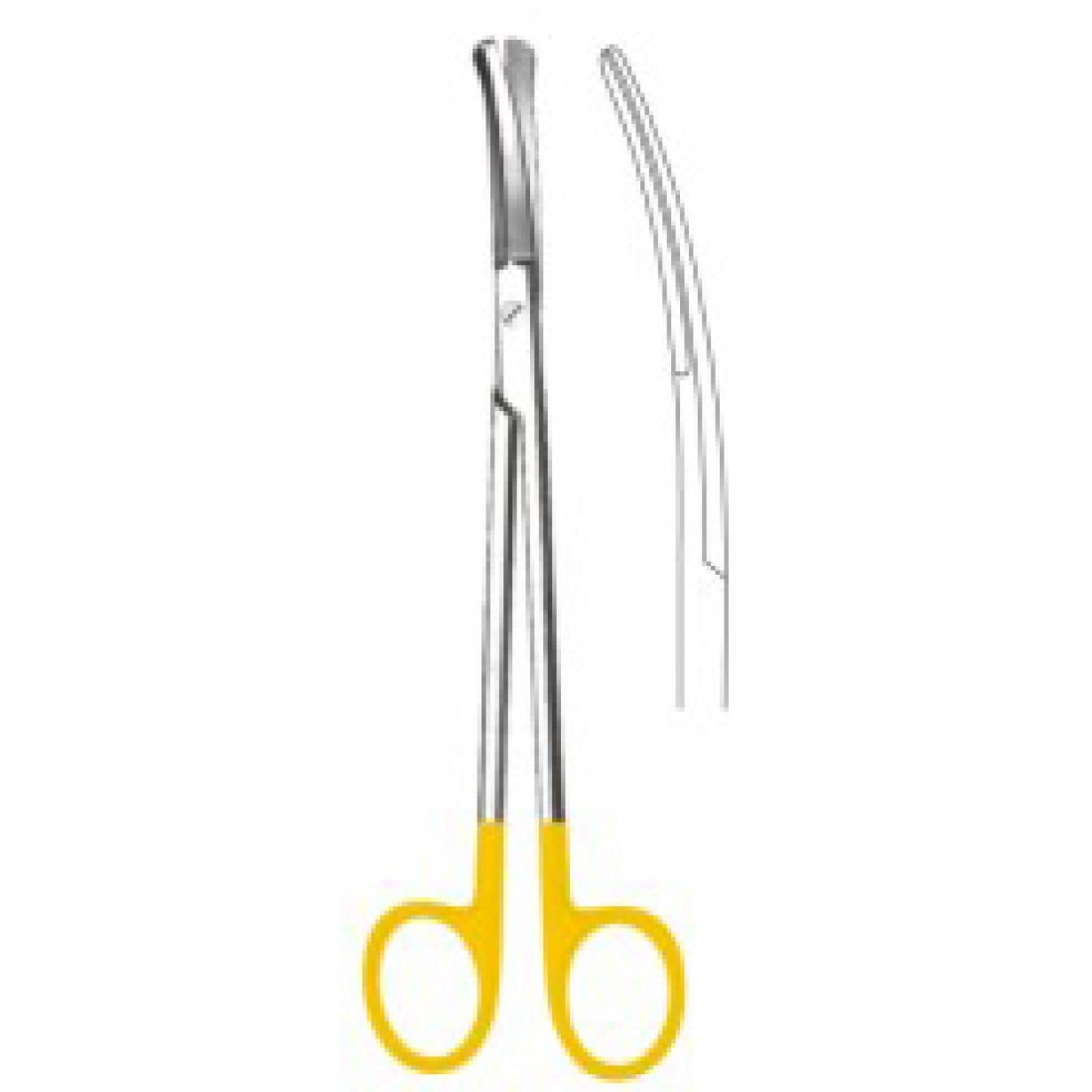 10.5428.19 GOOD Tonsil Makası Eğri 19cm TC