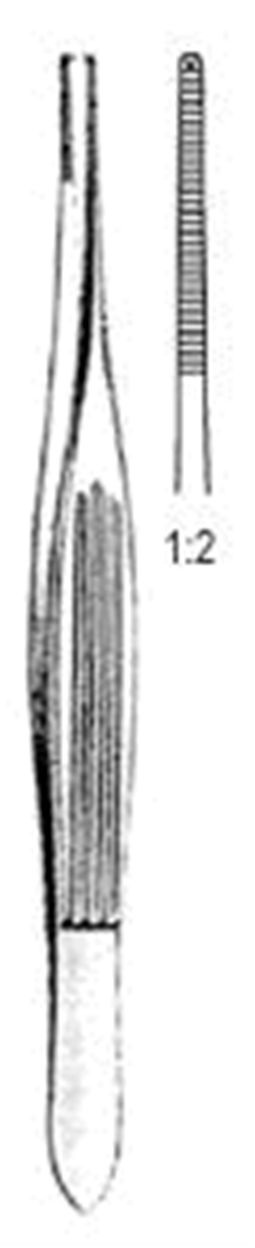 12.0200.15 McIndoe Doku Forsepsi 1x2T 15cm