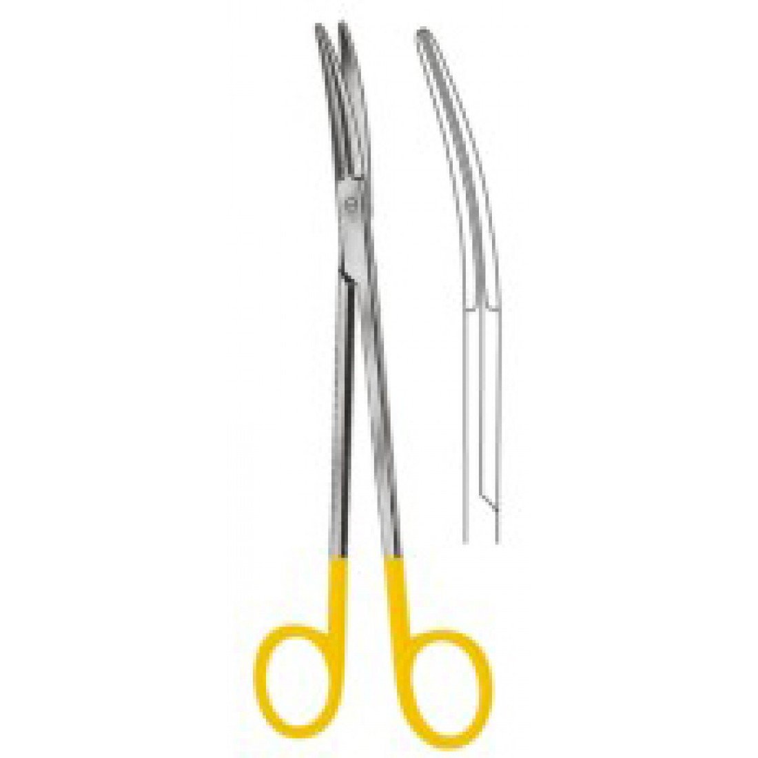 10.5420.18 BOETCHER Tonsil Makası Eğri 18cm TC