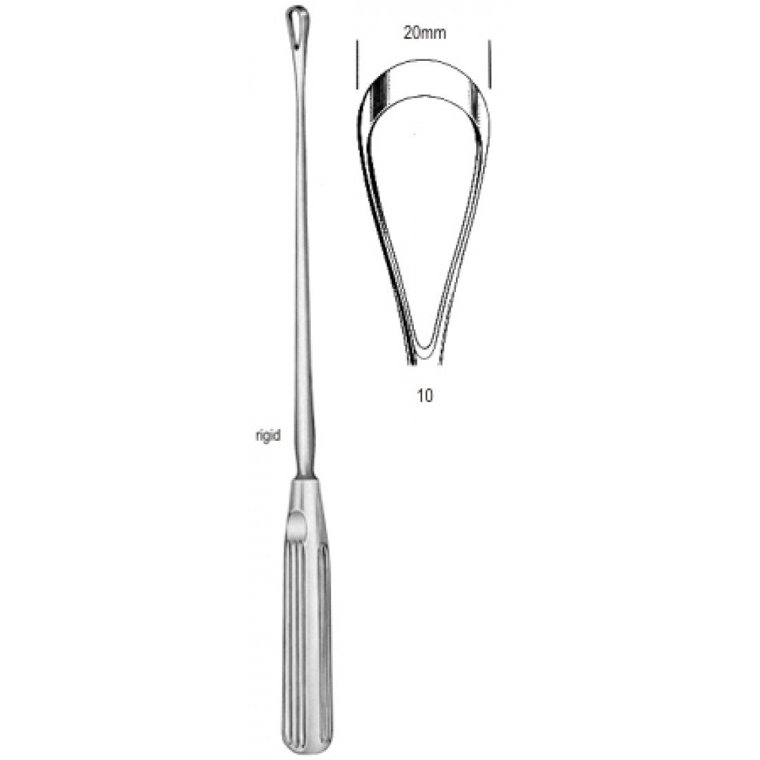 60.0840.20 Sims Rahim Küreti Sert Keskin 20mm 31cm Fig.10