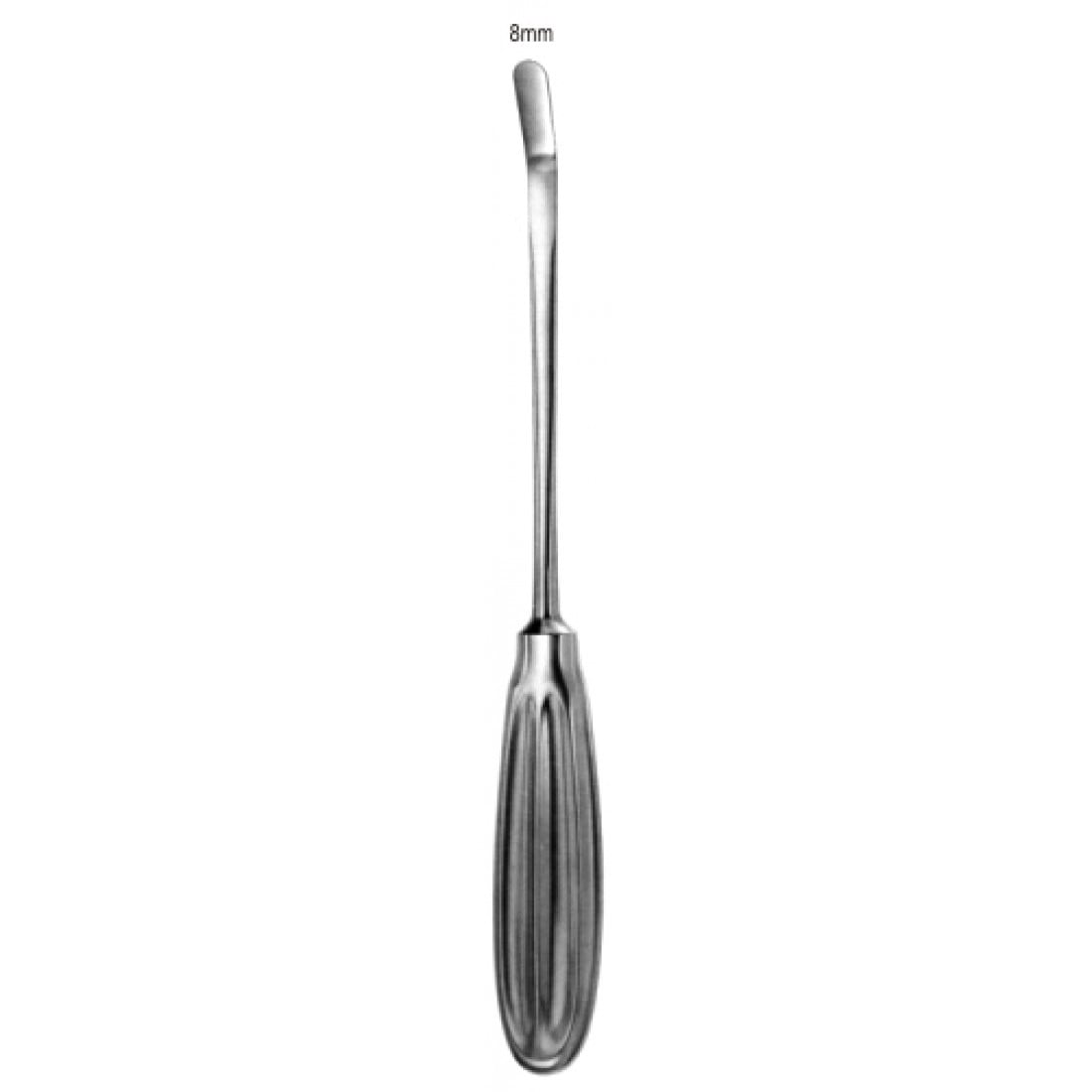 49.0542.23 Elevatör Gillies Malar Açılı Künt 8mm, 23.5cm