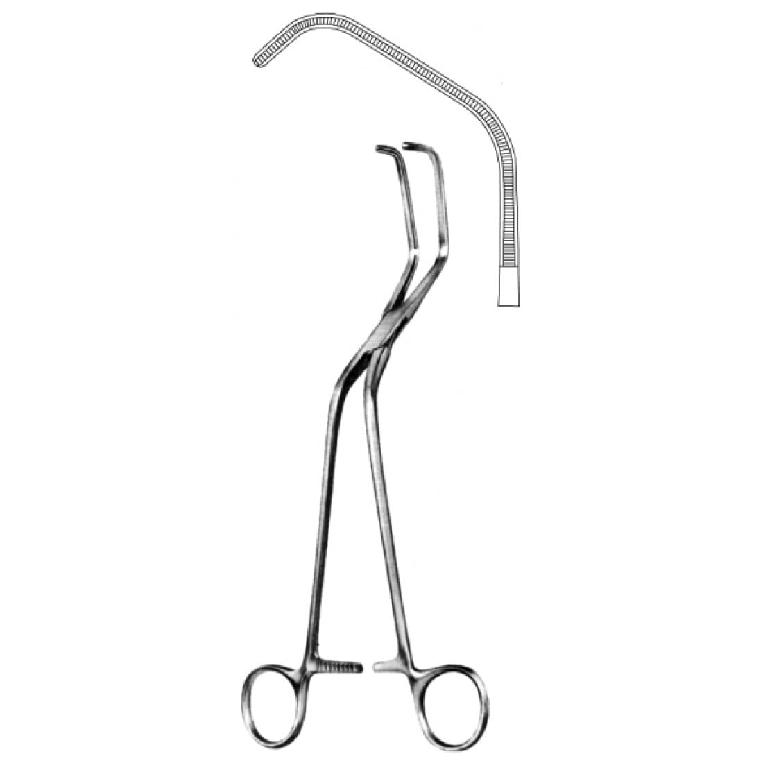 34.0290.26 Ochsner Aort Atravmatik Klemp 26cm
