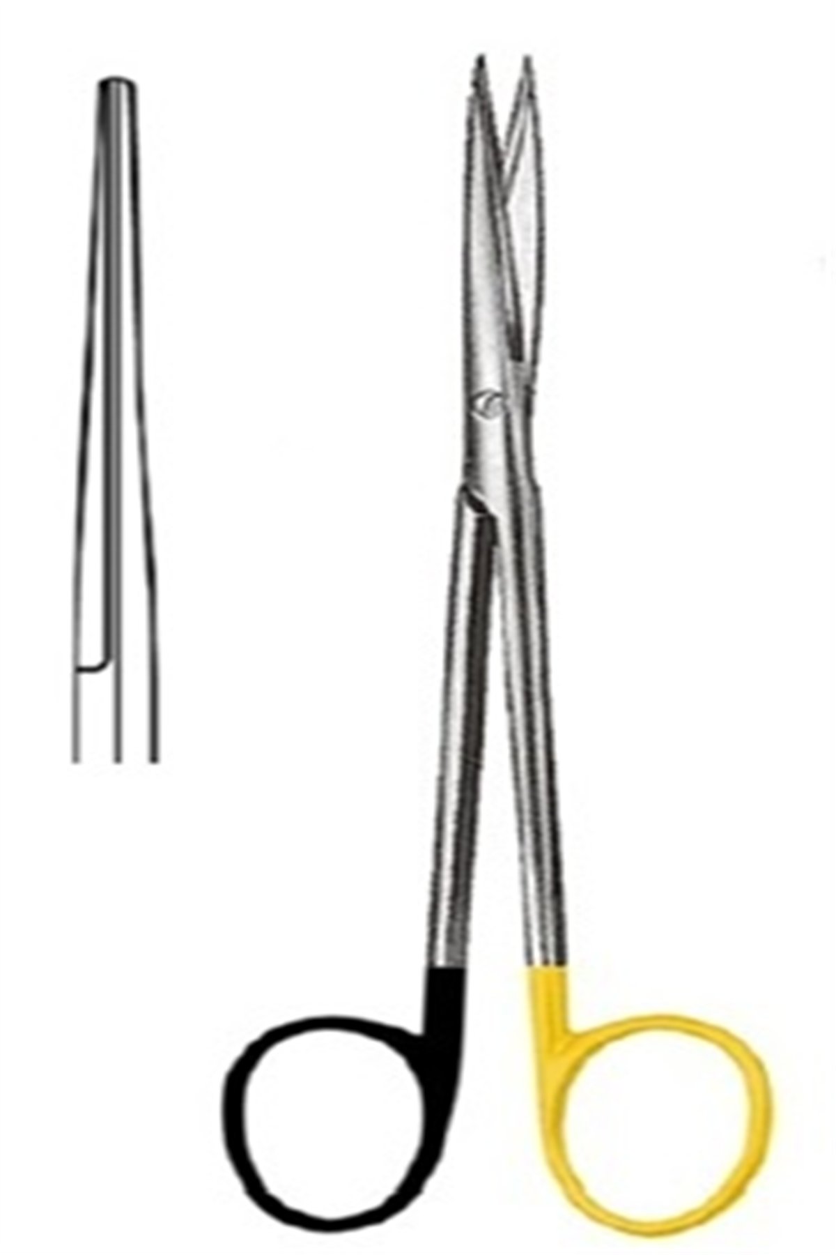 09.5353.20 Metzenbaum Fino Makas Eğri 20cm S/CUT, TC
