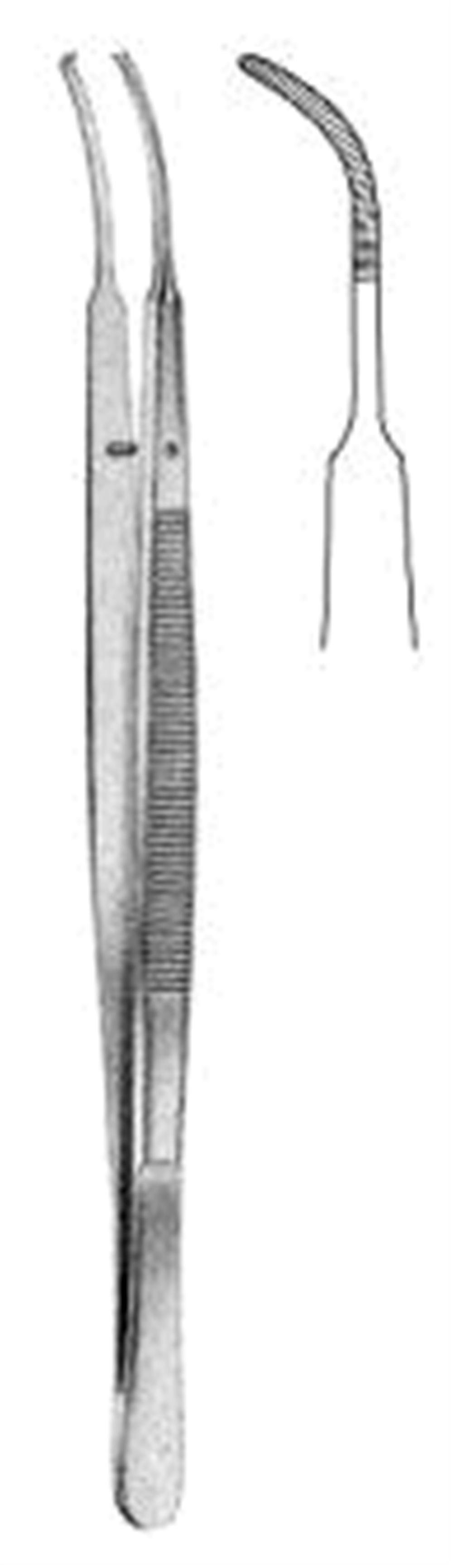 12.0095.18 Gerald Forseps Eğri 18cm