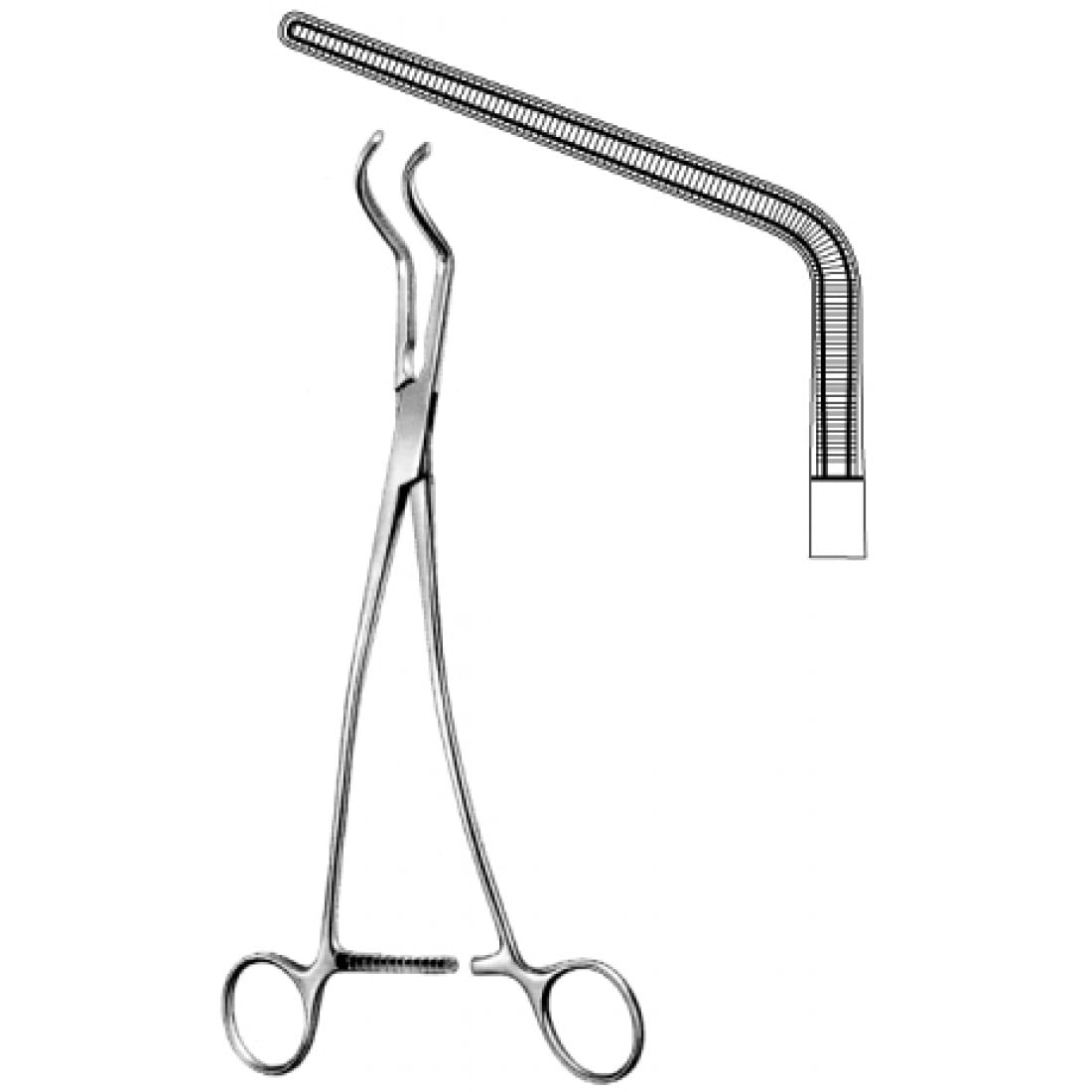 34.0314.27 DeBakey Aort Klemp 27cm