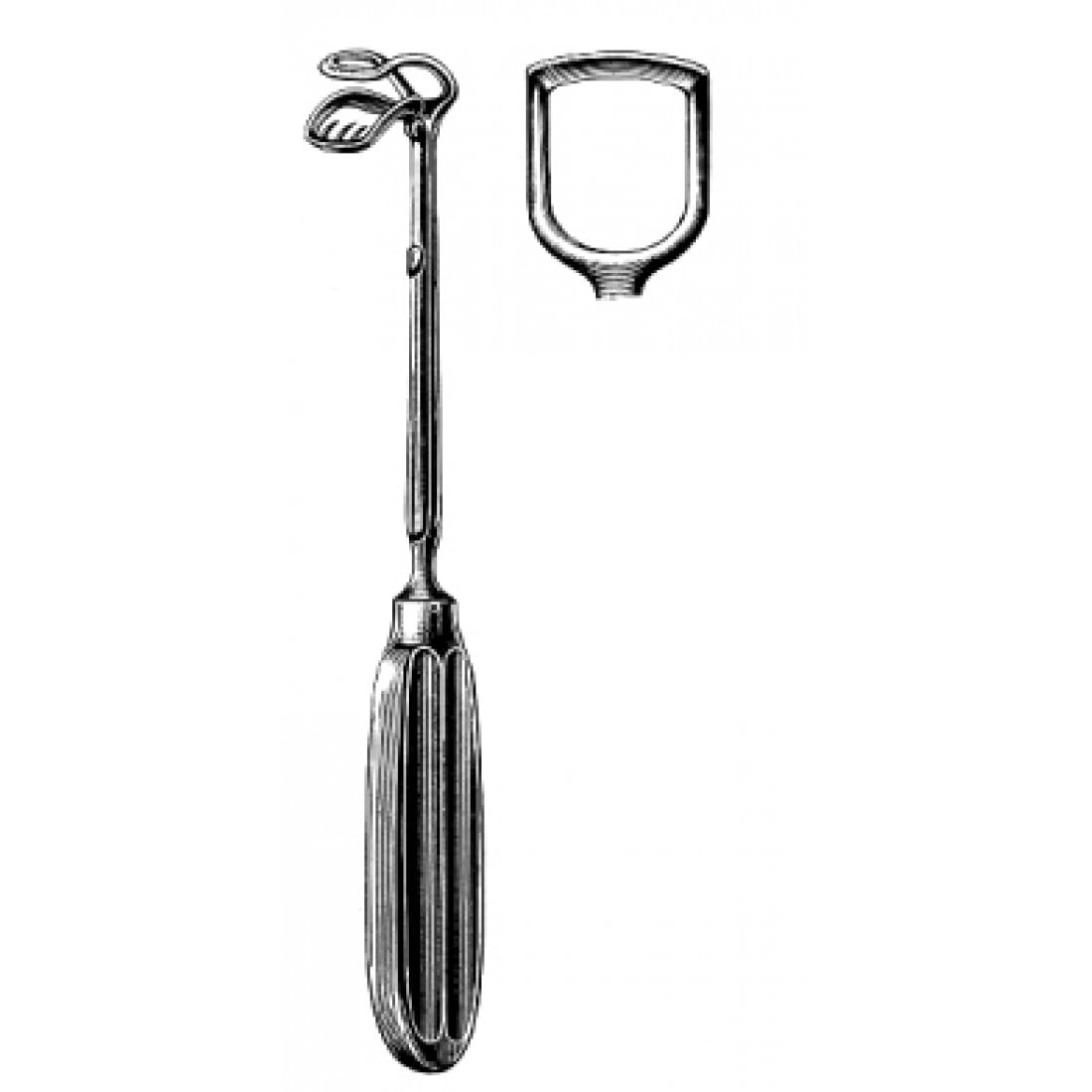 46.0860.12 ST. Clair Thomson Adenoid Küret 12mm, 21cm