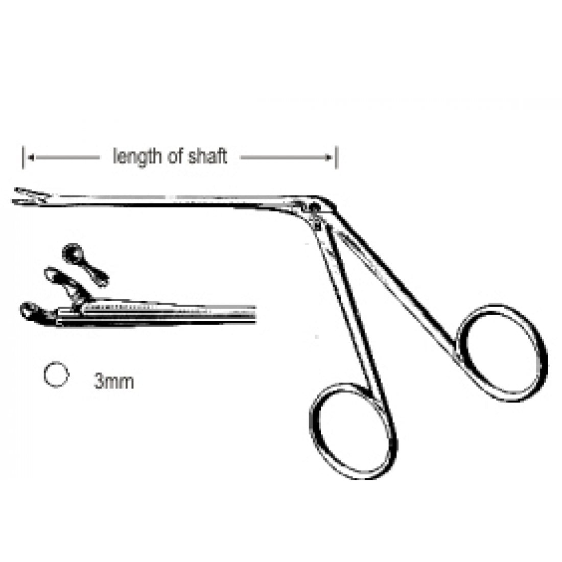 44.0182.30 Hartmann Kulak Forsepsi  3mm 8.5cm