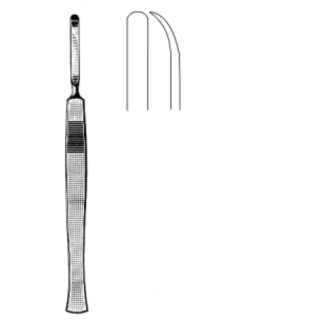 46.0420.05 Mckenty Septum Elevatör 5mm, 15cm