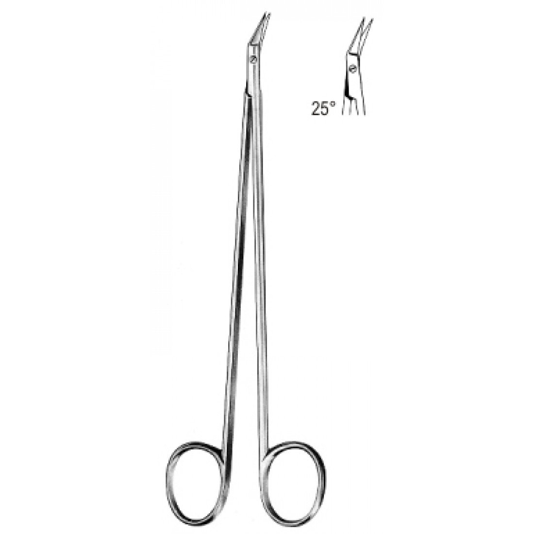 10.0544.25 Diethrich Hegemann Koroner Makas 25ø 18cm