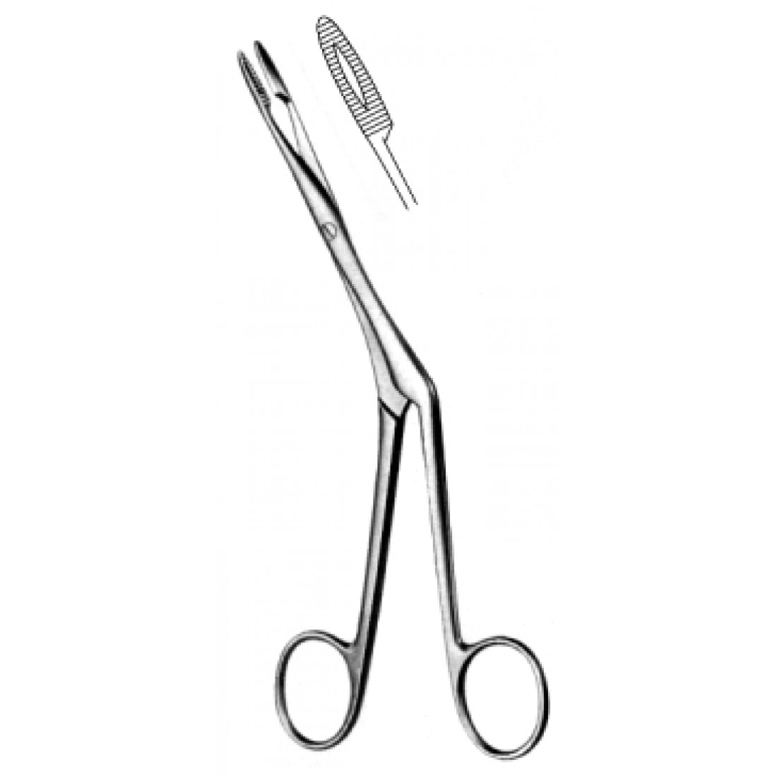 46.0210.18 Heymann Knight Nazal Forseps 18cm
