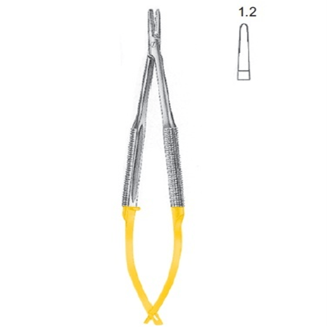 21.5970.21 Castroviejo Mikro Portegü Düz 21cm TC 