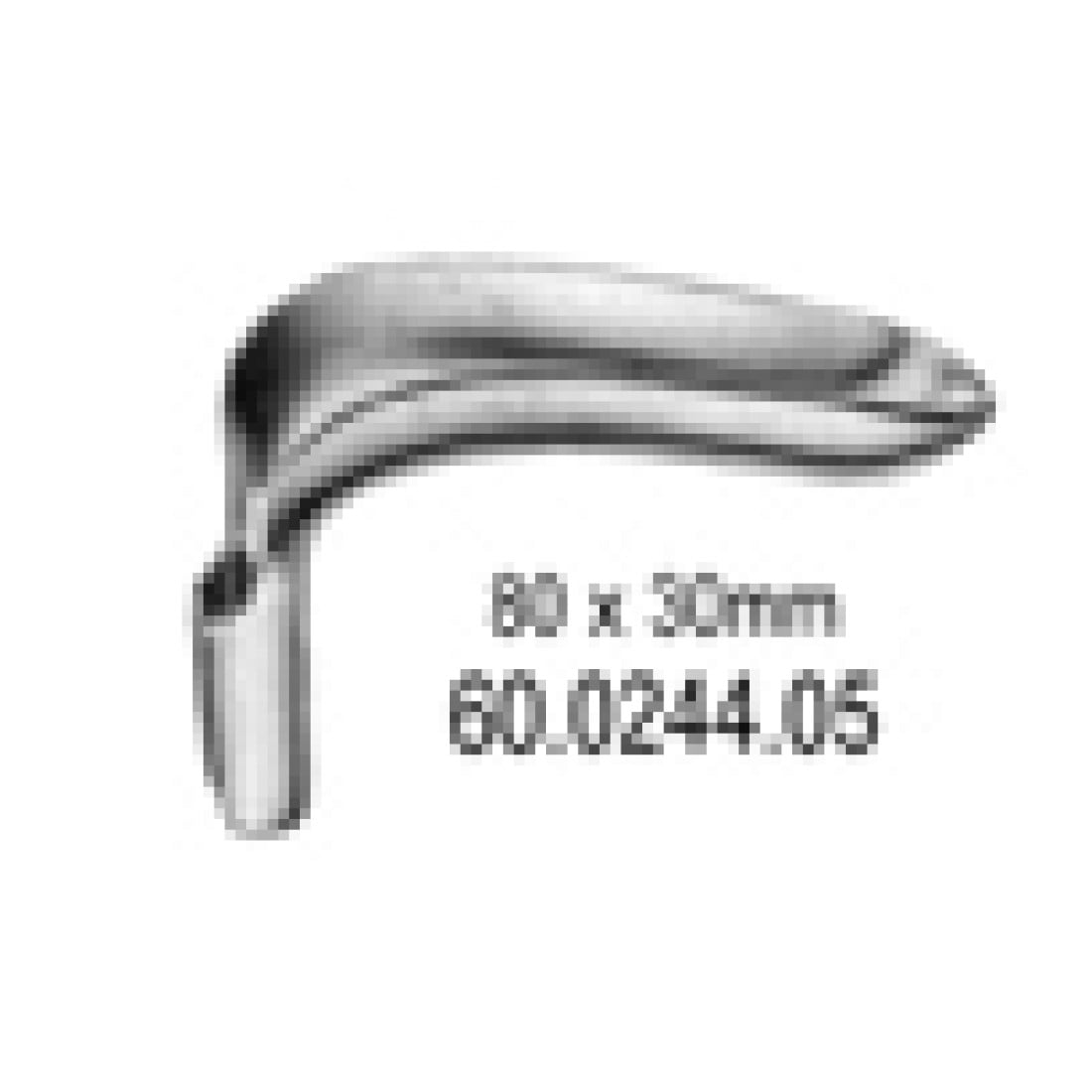 60.0244.05 Bozemann Vajinal Spekulum Ucu 80x30mm