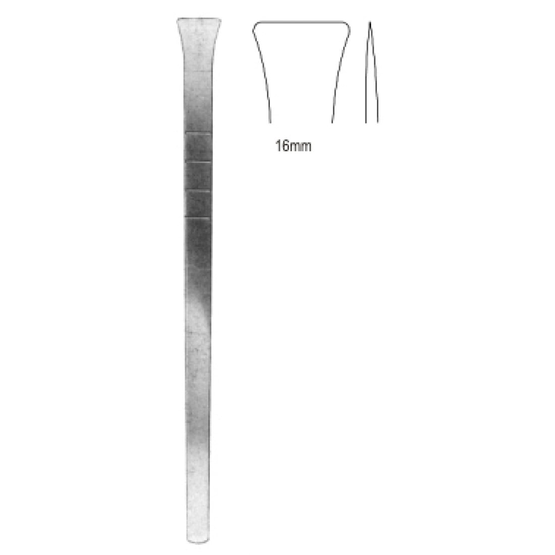 46.0624.18 Cottle Osteotom Çok İnce 16mm, 18cm
