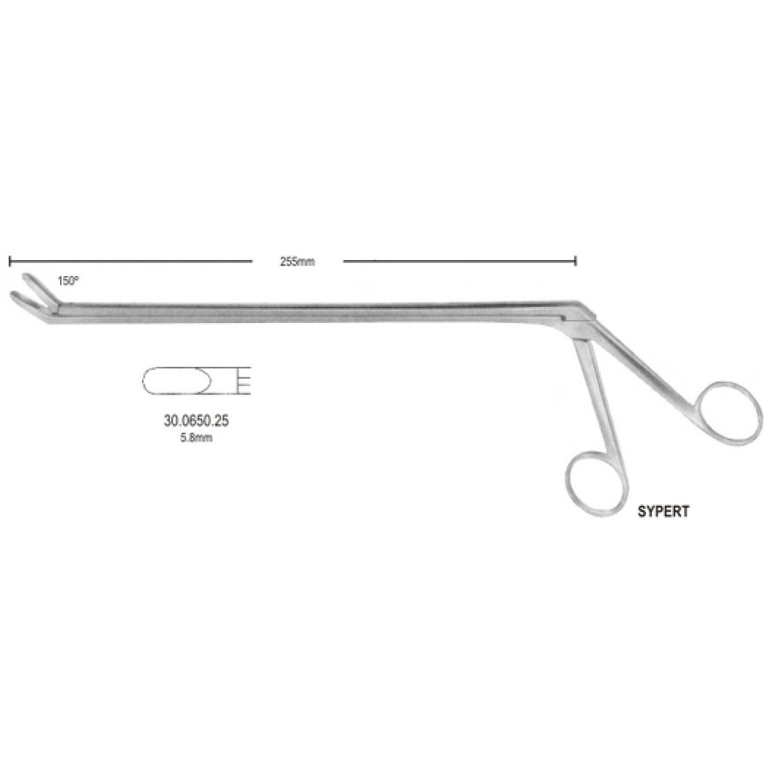 30.0650.25 Sypert Laminektomi Ronjur Yukarı Doğru 150ø 5.8mm, 25.5cm
