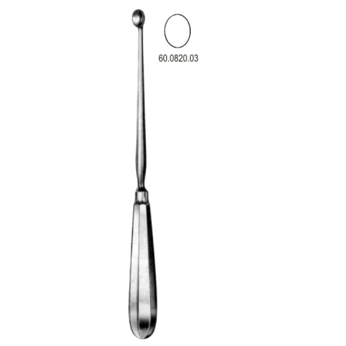 60.0820.03 Simon Rahim Kepçesi Keskin 25cm