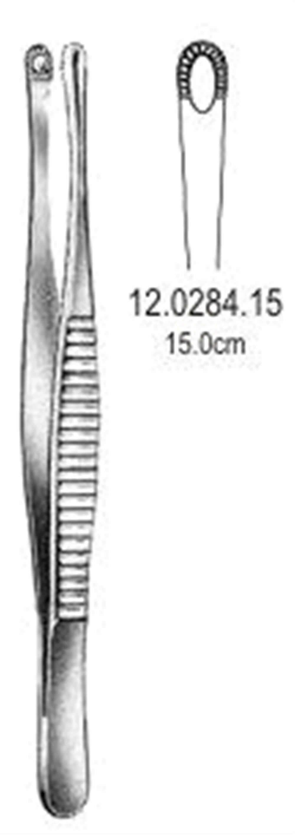 12.0284.15 Russian Pattern Doku Forsepsi 15cm