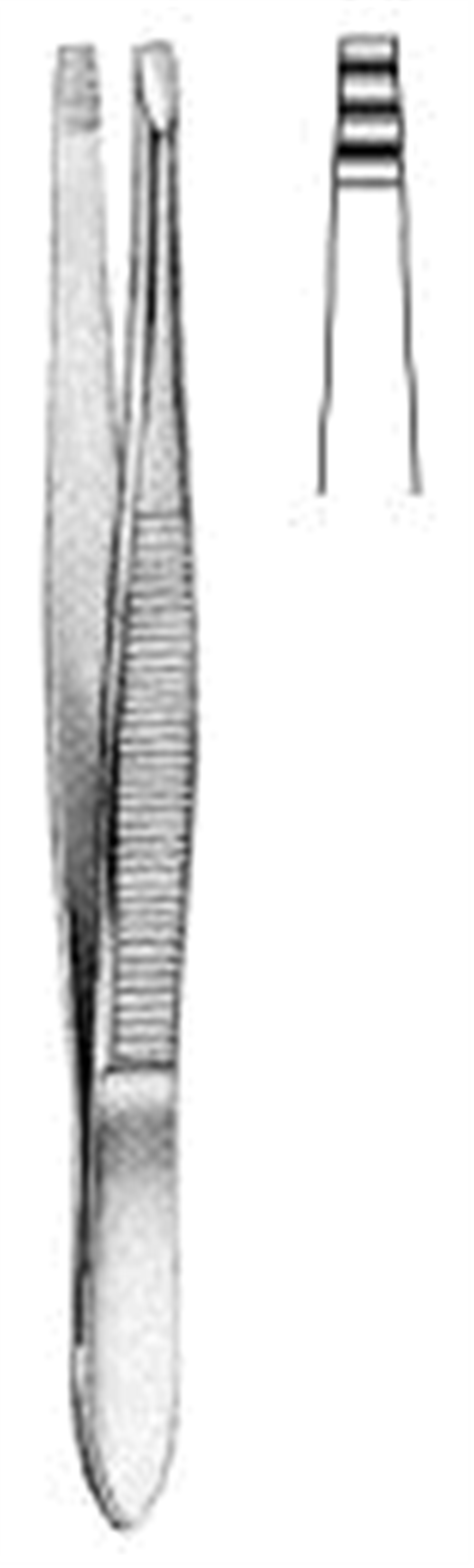 12.0442.09 Douglas Cilia Forseps Dar  tip 9cm