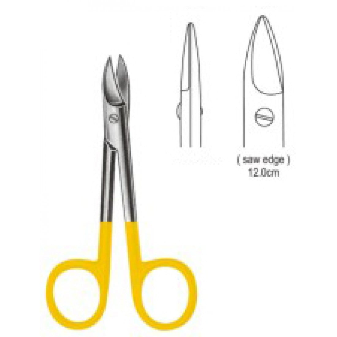 10.5814.12 Special Makas Düz  12cm TC