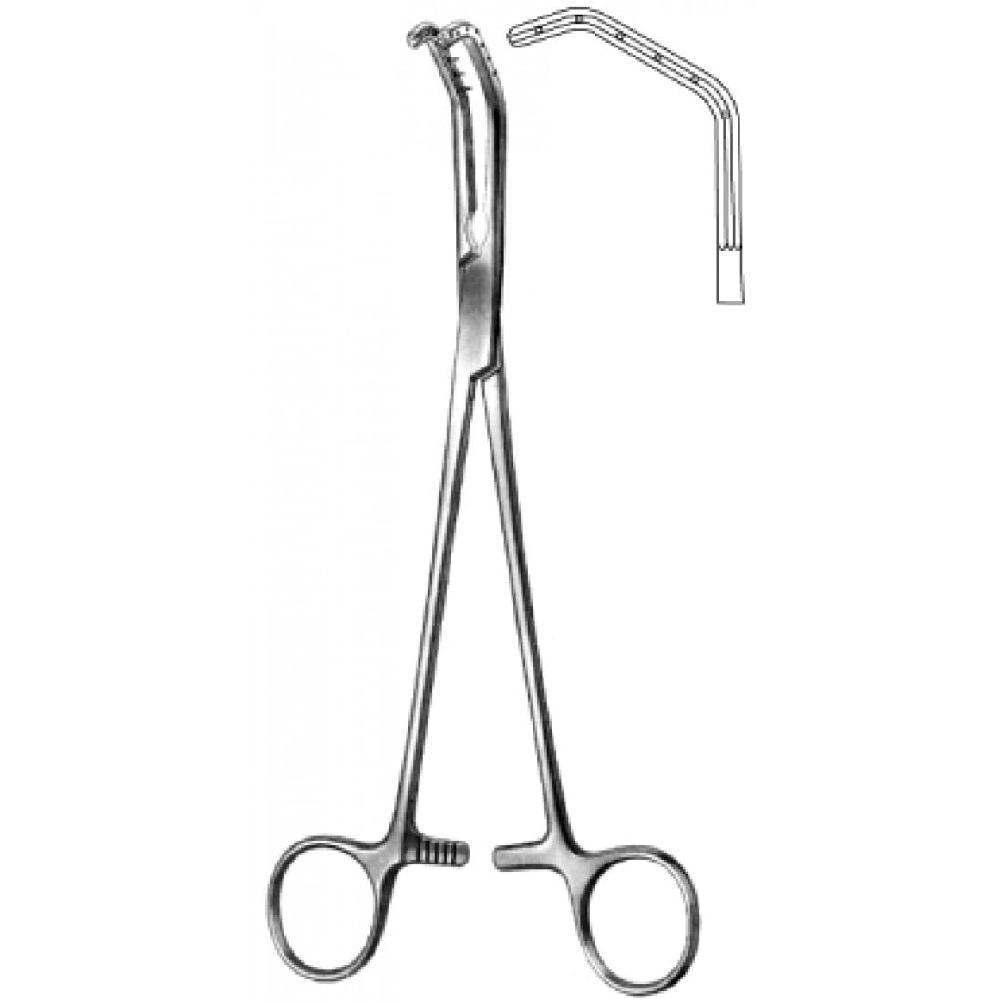 36.0764.22 Price-Thomas Bronş Klempi Sağ 22cm