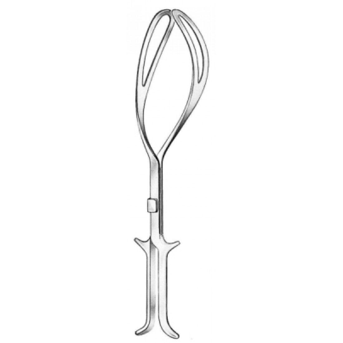 62.0050.41 Kielland Doğum Forsepsi 41cm