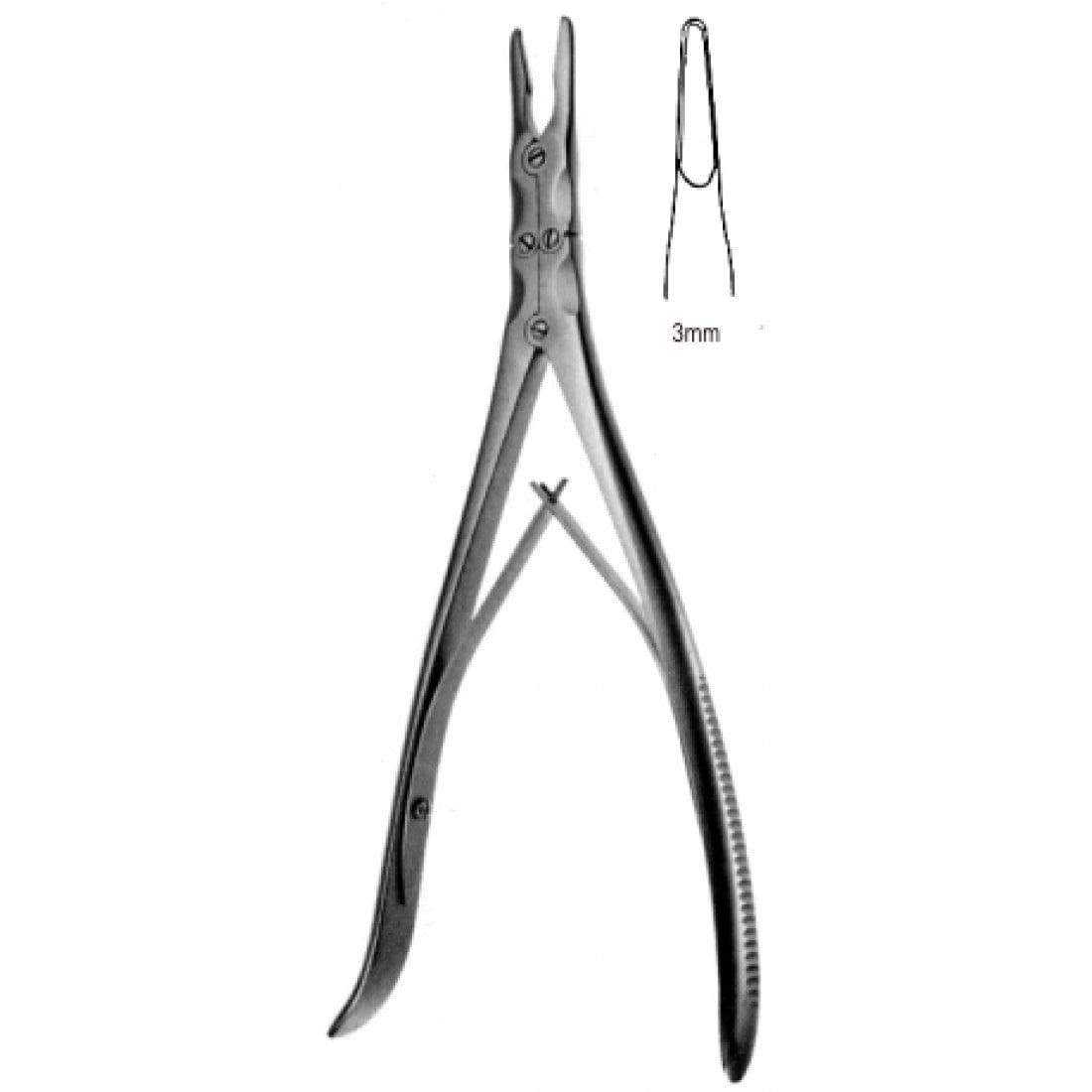 28.1250.01 Smith Peterson  Ronjur Düz 3mm, 24cm