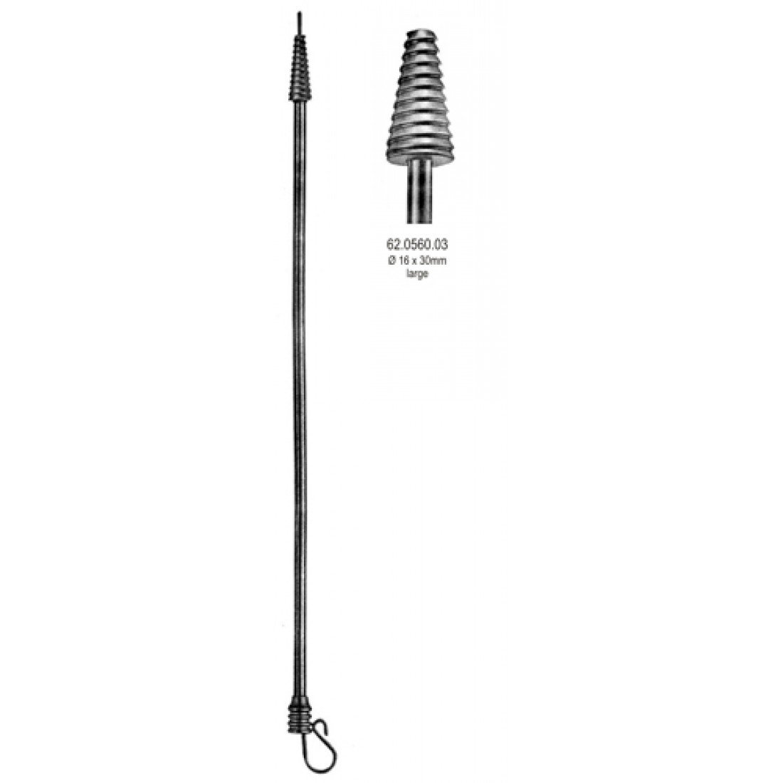 62.0560.03 Leech-Wilkinson Uterin Kanül 16x30mm