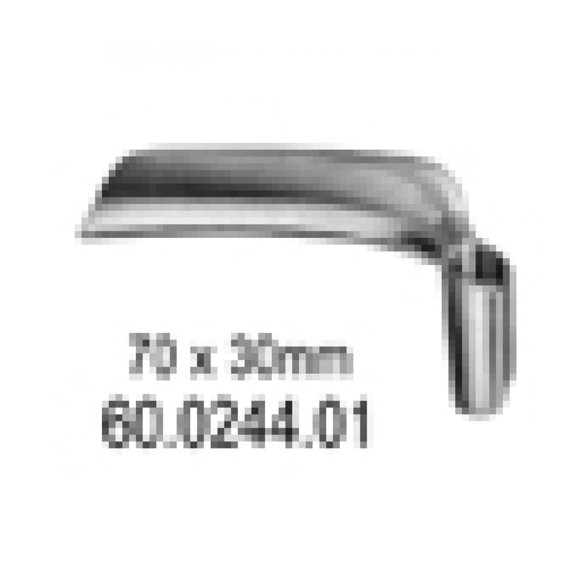 60.0244.01 Bozemann Vajinal Spekulum Ucu 70x30mm