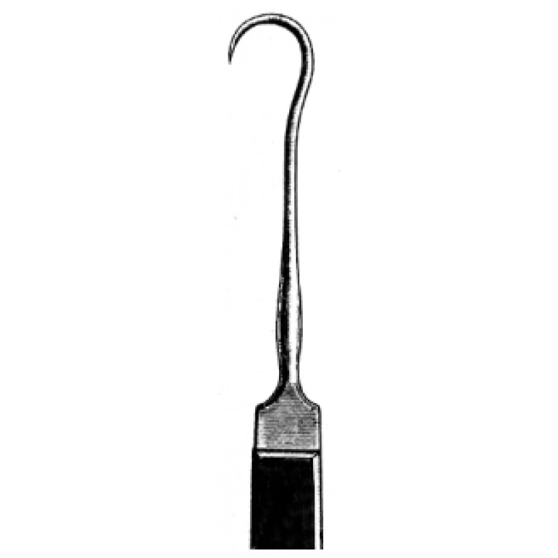 32.0072.18 Trakeal Kanca Tekli Künt 18cm