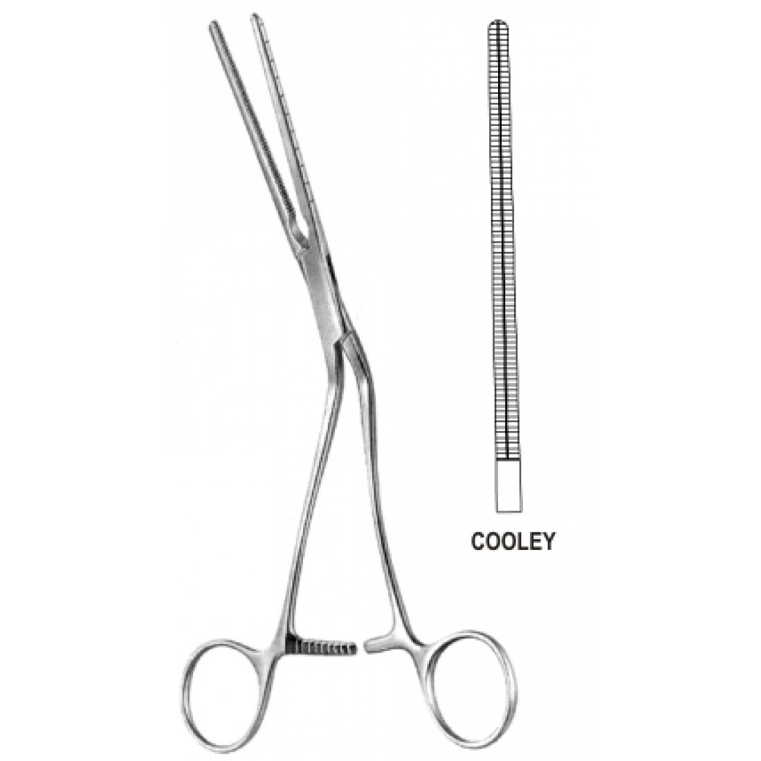 34.0580.25 Cooley  Atravmatik Klemp 25cm