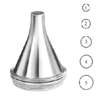 44.0044.40 Boucheron Kulak Spekulumu set/4, 4.2mm~7.2mm