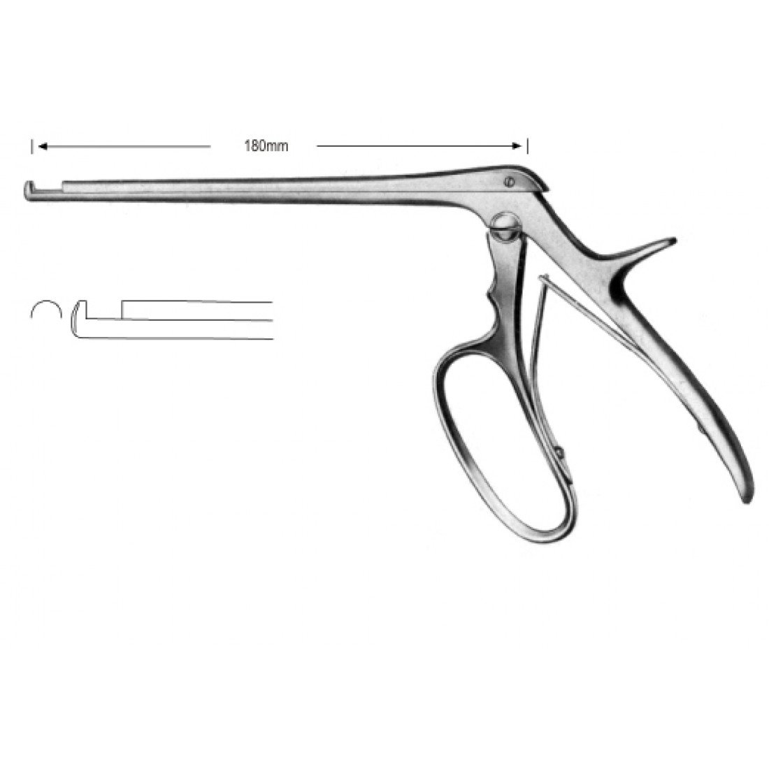 46.0304.01 Ferris Smith Kerrison Panç 3x5mm  Yukarı Doğru Kesim
